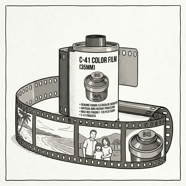 C-41 Film Development & Scanning